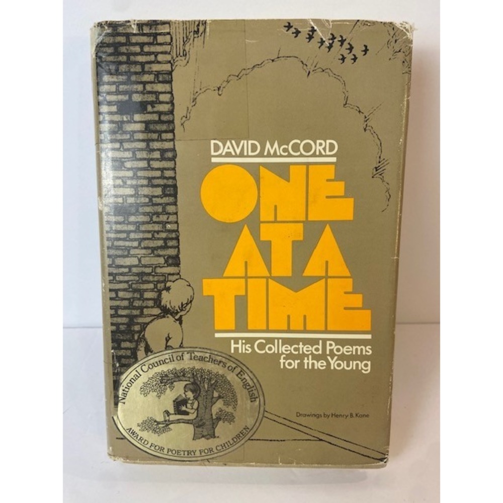 One at a Time David McCord Collected Poems for the Young Hardcover 1977 Book